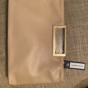 Beige Charming Taylor clutch. NWT. 13x8